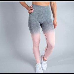 Gymshark Pink Ombré Leggings. Perfect condition.